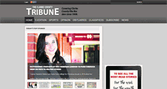 Desktop Screenshot of clarkecountytrib.com